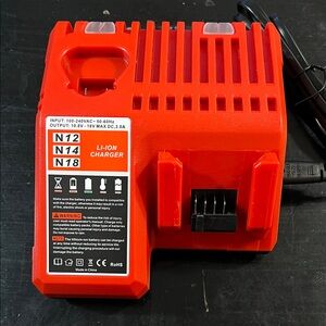 Red Li-Ion Battery Charger